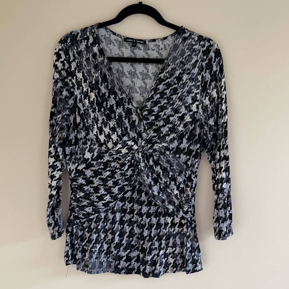 “Cable & Gauge” pattern blouse!!